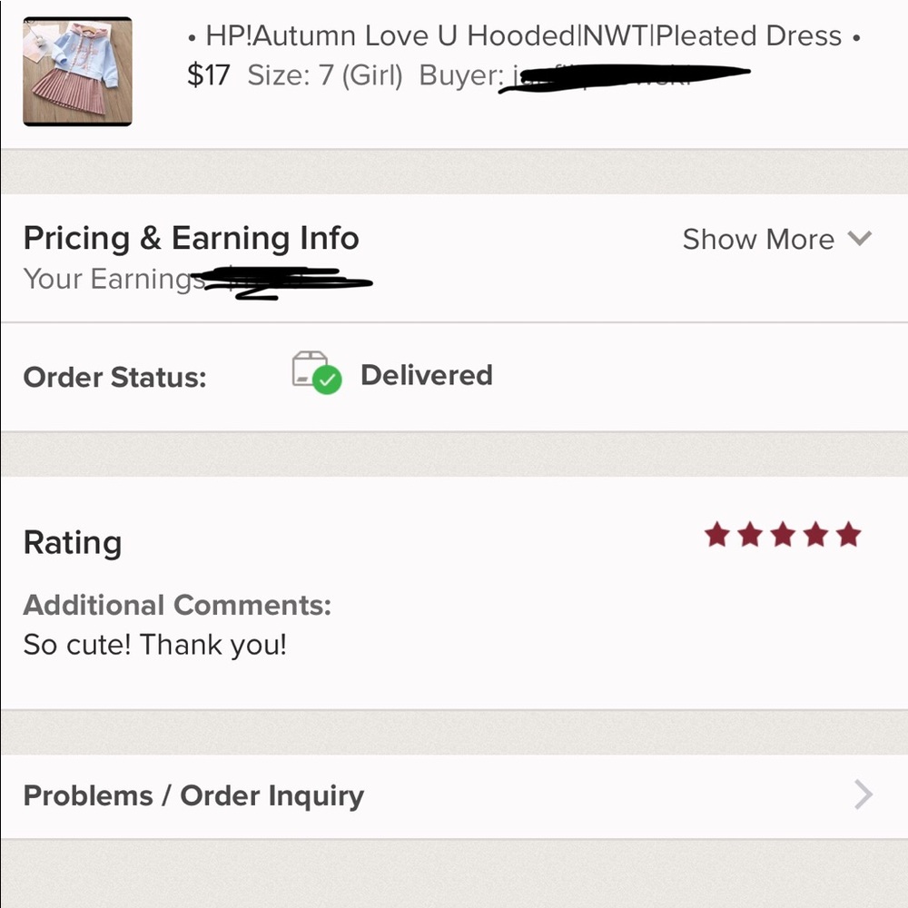 •HP•LAST 1!Autumn Love U Hooded|NWT|Pleated Dress• - Picture 8 of 8